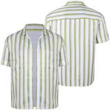 Obsession Cosplay Costume Bear Green Striped Shirt Adult Male Halloween Carnival Costume
