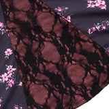 Obsession Cosplay Costume Nikki Black Printed Dress Adult Female Halloween Carnival Costume