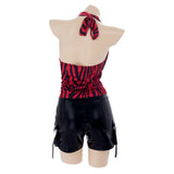 Obsession Cosplay Costume Nikki Red Top with Black Pants Adult Female Halloween Carnival Costume