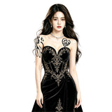 Obsession Nikki Black Tattoo Sticker Cosplay Prop Halloween Carnival Costume Accessories