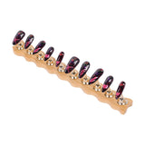 Obsession Nikki Pink and Black Cosplay Nail Stickers Halloween Carnival Costume Accessories