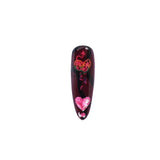 Obsession Nikki Pink and Black Cosplay Nail Stickers Halloween Carnival Costume Accessories