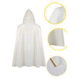 Octopath Traveler Cosplay Costume Temenos Mistral  White Cloak Adult Male Halloween Carnival Costume