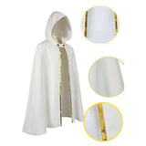 Octopath Traveler Cosplay Costume Temenos Mistral  White Cloak Adult Male Halloween Carnival Costume
