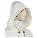Octopath Traveler Cosplay Costume Temenos Mistral  White Cloak Adult Male Halloween Carnival Costume