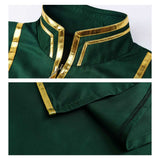 Octopath Traveler Cosplay Costume Temenos Mistral Green Rope Adult Male Halloween Carnival Costume