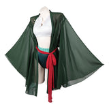 One Piece Cosplay Costume Roronoa Zoro Green Swimsuit Adult Female Halloween Carnival Costume
