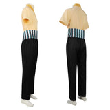 One Piece Live-Action  Cosplay Costume Roronoa Zoro White Outfit Adult Male Halloween Carnival Costume