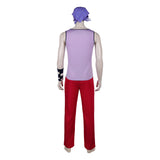 One Piece Live-Action  Cosplay Costume Usopp Purple Outfit  Adult Male Halloween Carnival Costume