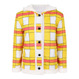 One Piece Live-Action Cosplay Costume Luffy Yellow Coat Adult Male Halloween Carnival Costume