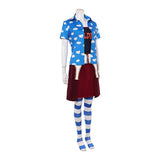 One Piece Live-Action Cosplay Costume Miss Goldenweek Blue Outfit Adult Female Halloween Carnival Costume