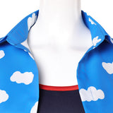One Piece Live-Action Cosplay Costume Miss Goldenweek Blue Outfit Adult Female Halloween Carnival Costume