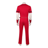 One Piece Live-Action Cosplay Costume Monkey D. Luffy Red Outfit Adult Male Halloween Carnival Costume