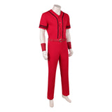 One Piece Live-Action Cosplay Costume Monkey D. Luffy Red Outfit Adult Male Halloween Carnival Costume