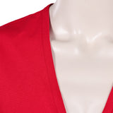 One Piece Live-Action Cosplay Costume Monkey D. luffy Red Vest Outfit Adult Male Halloween Carnival Costume