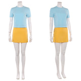 One Piece Live-Action Cosplay Costume Nami Blue and Yellow Outfit Adult Male Halloween Carnival Costume