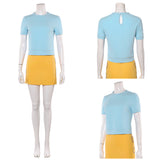 One Piece Live-Action Cosplay Costume Nami Blue and Yellow Outfit Adult Male Halloween Carnival Costume