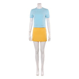 One Piece Live-Action Cosplay Costume Nami Blue and Yellow Outfit Adult Male Halloween Carnival Costume
