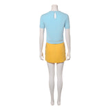 One Piece Live-Action Cosplay Costume Nami Blue and Yellow Outfit Adult Male Halloween Carnival Costume