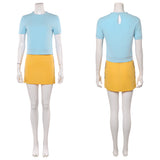 One Piece Live-Action Cosplay Costume Nami Blue and Yellow Outfit Adult Male Halloween Carnival Costume