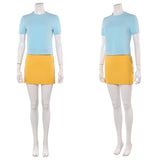 One Piece Live-Action Cosplay Costume Nami Blue and Yellow Outfit Adult Male Halloween Carnival Costume