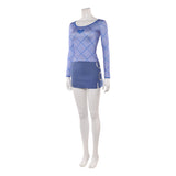 One Piece Live-Action Cosplay Costume Nami Blue Outfit  Adult Female Halloween Carnival Costume