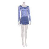One Piece Live-Action Cosplay Costume Nami Blue Outfit  Adult Female Halloween Carnival Costume