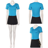 One Piece Live-Action Cosplay Costume Nami Blue Outfit Adult Female Halloween Carnival Costume