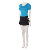 One Piece Live-Action Cosplay Costume Nami Blue Outfit Adult Female Halloween Carnival Costume