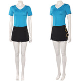 One Piece Live-Action Cosplay Costume Nami Blue Outfit Adult Female Halloween Carnival Costume