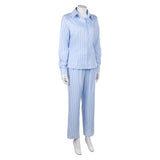 One Piece Live-Action Cosplay Costume Nami Blue Pajamas Adult  Female Halloween Carnival Costume