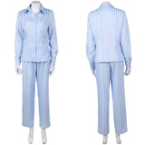 One Piece Live-Action Cosplay Costume Nami Blue Pajamas Adult  Female Halloween Carnival Costume