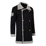 One Piece Live-Action Cosplay Costume Sanji Black Coat Outfit Adult Male Halloween Carnival Costume