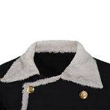 One Piece Live-Action Cosplay Costume Sanji Black Coat Outfit Adult Male Halloween Carnival Costume