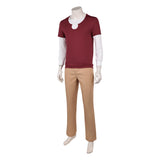 One Piece Live-Action Cosplay Costume Sanji Red Outfit Adult Male Halloween Carnival Costume