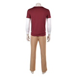 One Piece Live-Action Cosplay Costume Sanji Red Outfit Adult Male Halloween Carnival Costume