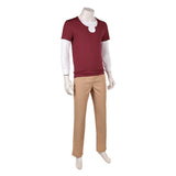 One Piece Live-Action Cosplay Costume Sanji Red Outfit Adult Male Halloween Carnival Costume