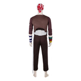 One Piece Live-Action Cosplay Costume Usopp Brown Outfit Adult Male Halloween Carnival Costume