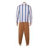 One Piece Live-Action Cosplay Costume Usopp White Outfit Adult Male Halloween Carnival Costume