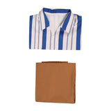 One Piece Live-Action Cosplay Costume Usopp White Outfit Adult Male Halloween Carnival Costume