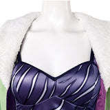 One Piece Live-Action Cosplay Costume Vivi Miss Wednesday Green Outfit Adult Female Halloween Carnival Costume