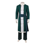 One Piece Live-Action Cosplay Costume Zorro Green Outfit Adult Male Halloween Carnival Costume