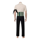 One Piece Live-Action Cosplay Costume Zorro White Outfit Adult Male Halloween Carnival Costume