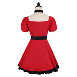 Oshi no Ko Cosplay Costume Ruby Hoshino Red Dress Adult Female Halloween Carnival Costume