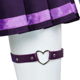 Overwatch 2 Loverwatch Cosplay Costume Juno Yellow Too with Purple Skirt Adult Female Halloween Carnival Costume