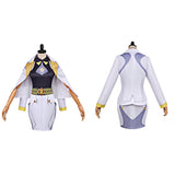 Overwatch Cosplay Costume Domina White Outfit Adult Female Halloween Carnival Costume