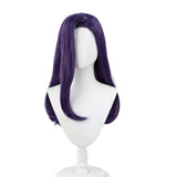 OW Overwatch DMon Purple Cosplay Wig Halloween Carnival Costume Accessories