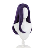 OW Overwatch DMon Purple Cosplay Wig Halloween Carnival Costume Accessories