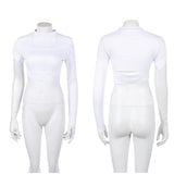 Padme Amidala Cosplay Costume White Top Adult Female Halloween Carnival Costume