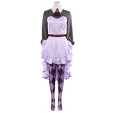 Perona Cosplay Costume Pink Outfit Adult Female Halloween Carnival Costume